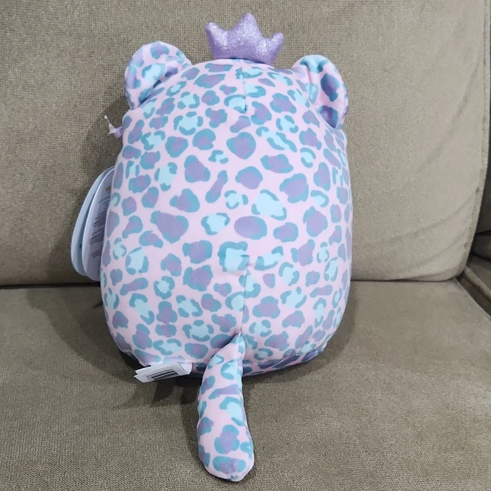 Squishmallows Hera the purple and pink Cheetah Kellytoy Plush stuffed animal 7in